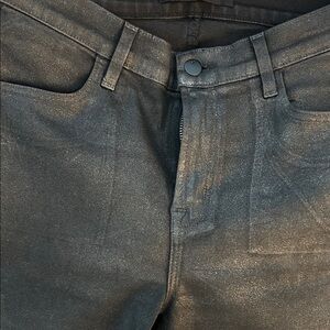 Woman’s Black and silver Jeans